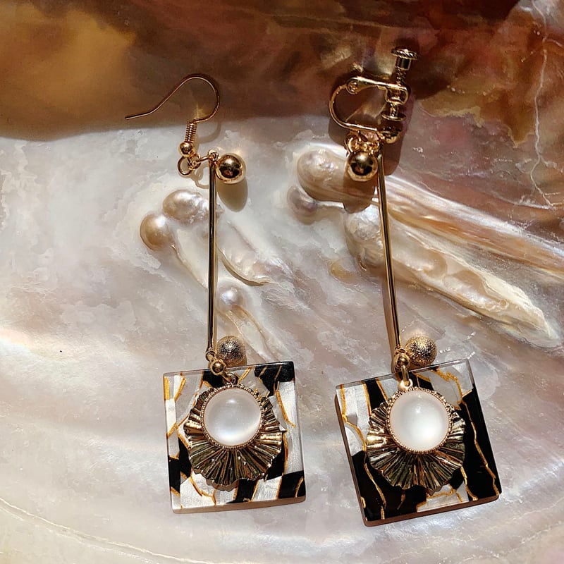 [Lonely Genius Series] ★Earrings★ Pair Earrings or Earrings Women's Accessories Accessories Original