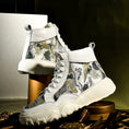 Load image into Gallery viewer, [Koji Series] ★Shoes★ Men's Embroidered Crane Boots Chinese Style Shoes Casual Shoes Size 39 40 41 42 43 44
