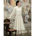 Load image into Gallery viewer, [Rinroki Series]★China-style dress★ Setup, long sleeve or short sleeve, Chinese button, Chinese clothes
