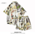 Load image into Gallery viewer, [TIANYI Series]★Setup★ Shirt + Shorts 2color Unisex Men's Large Size Oil Painting Style
