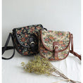 Load image into Gallery viewer, [XIAOSEN Series]★Bag★ 2color Floral Pattern Shoulder Bag Cute Date Commuting Office Lady Office Improves Temperament
