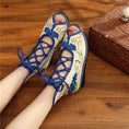 Load image into Gallery viewer, [Kamei Series]★China Shoes★ 2color Blue or Red Dyed Series Sandals Open Toe Shoes Size 35-40
