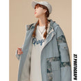 Load image into Gallery viewer, [Morimoto Series] ★Winter Coat★ Outerwear 2color Jacket Floral Pattern Unisex Men's Large Size Beige Blue
