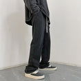 Load image into Gallery viewer, [Han Rishin Series] ★Casual Pants★ 2color Bottoms Pants Unisex Men's Retro Black Black
