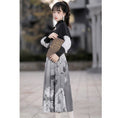 Load image into Gallery viewer, [Kaede bamboo --- Seinenyu series] ★Chinese style dress★ Fake layered Chinese clothing cute print retro
