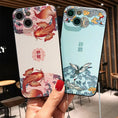 Load image into Gallery viewer, [YIKE series]★Mobile case★2color iPhone 13 13Pro 13ProMax iPhone 12 12Pro 12ProMax Carp pattern Crane pattern
