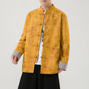 [JUNYI Series]★China style tops★ 5color outer shirt jacket suede unisex men's large size