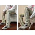 Load image into Gallery viewer, [PPG Series]★Trousers★ Denim pants 2color Unisex Men's Slimming Black Yellow Fashion
