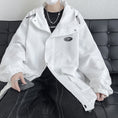 Load image into Gallery viewer, [YOULIN Series]★Jacket★ 3color Unisex Men's Large Size Casual with Hat Black White Green
