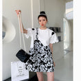 Load image into Gallery viewer, [Left Sister Series] ★One Piece★ Panda Super Cute Loose Round Neck Short Sleeve Short Length Switchable
