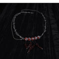 Load image into Gallery viewer, [Xiao Qing Long Shu Series] ★China style necklace★ China style accessories red red cute
