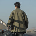 Load image into Gallery viewer, [BIGEMAN Series]★Jacket★ 2color Unisex Men's Large Size Green Black Simple
