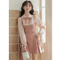 Load image into Gallery viewer, [MEIYI Series] ★One Piece★ Women's Short Length Faux Layered Ribbon Commuting Date Cute
