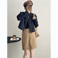 Load image into Gallery viewer, [Togawa Series] ★Outer★ 2color Jacket Short Length Simple Easy to Match Brown Navy ML
