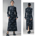 Load image into Gallery viewer, [Da Qinglong Shu Series] ★Chinese style dress★ Chinese clothes, floral pattern, improved cheongsam dress, slimming wear, photo shoot, party
