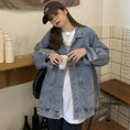 Load image into Gallery viewer, [KEKELI Series]★Denim Jacket★ Outerwear Jean Jean Asymmetrical Autumn Coordination Stylish Slimming Easy to match
