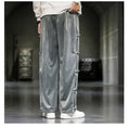 Load image into Gallery viewer, [PINZHI Series]★China style trousers★ 2color black or gray brushed lining casual pants crane thick warm
