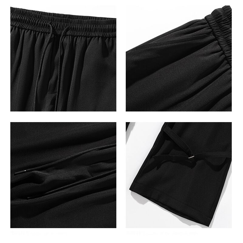 [BIGEMAN Series] ★Casual Pants★ 2color Bottoms Trousers Men's Large Size Easy to Match Coffee Color Black