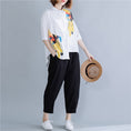 Load image into Gallery viewer, [Kobeiya Series]★Setup★ 2-piece set Shirt + Pants 2color ML XL 2XL White Black Yellow
