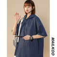 Load image into Gallery viewer, [CHAOMEICHEN Series] ★Tops★ 2color Parka Unisex Men's Blue Black Blue Black ML XL 2XL
