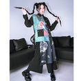 Load image into Gallery viewer, [Ancient monsters---Kabunji series] ★China style trousers★ Print gaucho pants Black Black SML XL
