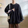 Load image into Gallery viewer, [Rana Series] ★Tops★ 2color Faux Layered Casual Unisex Men's Black White Blue ML XL 2XL
