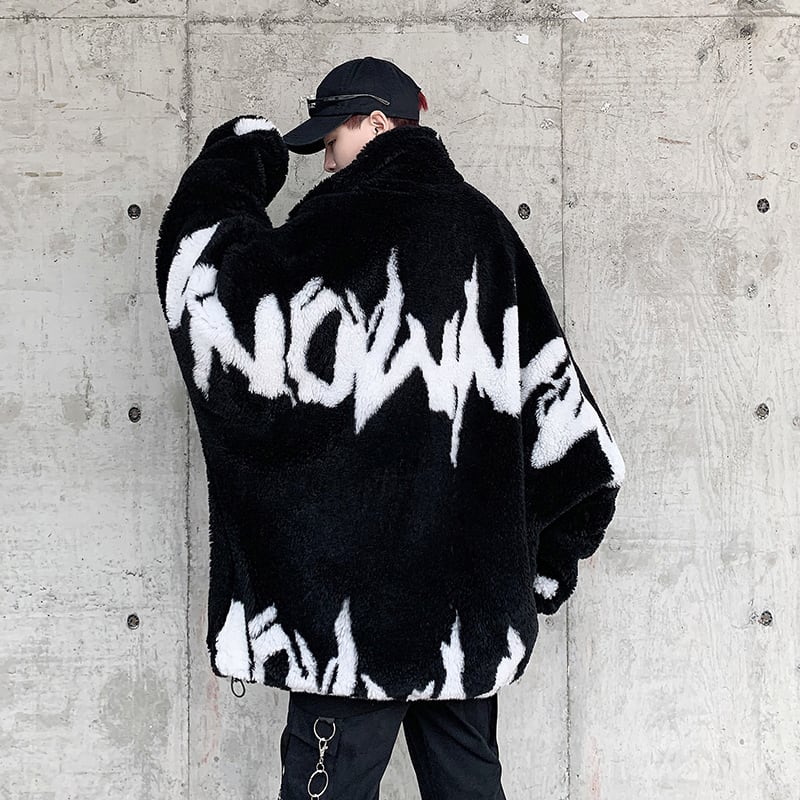 [Coolman Series] ★Outerwear★ Winter coat, unisex, men's, thick, warm, loose, cool, black, black