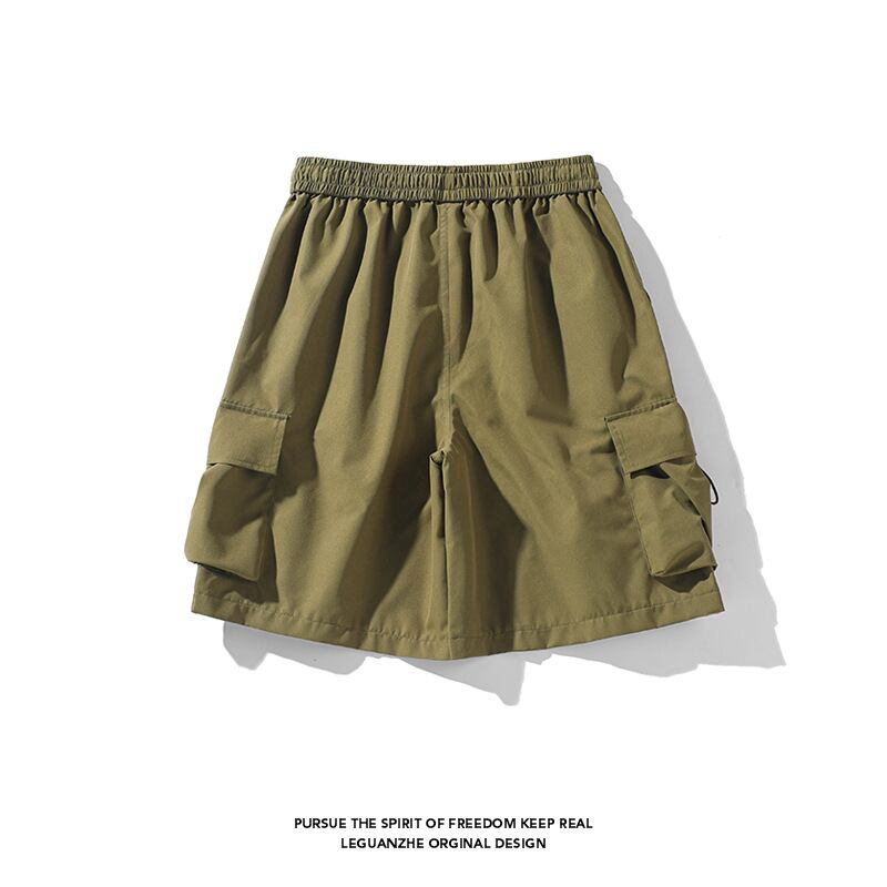 [BIGEMAN Series] ★Shorts★ 4color Bottoms Short Length Pants Unisex Men's Large Size Casual Pants