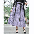 Load image into Gallery viewer, [Kokaisha---Shinkyo Series] ★Chinese style skirt★ Text pattern Improved Chinese clothing 2-piece skirt set Outer skirt + inner white skirt
