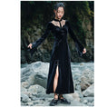 Load image into Gallery viewer, [Big Blue Dragon Series] ★China style dress★ Long length velvet sexy black slit long length
