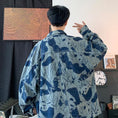 Load image into Gallery viewer, [MCL Series] ★Jacket★ Outer Denim Jacket Unisex Men's Print Blue Blue Stylish
