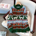 Load image into Gallery viewer, [White Sugar Series]★Sweater★ 2color Christmas Tops Cute Deer Date Apricot Green Autumn/Winter Clothes
