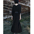 Load image into Gallery viewer, [Daiseiryusu Series] ★Belt★ Obi, Accessories, Decorations, Easy to match, PU Black, Plain, Simple
