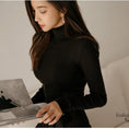 Load image into Gallery viewer, [Fumi Series]★Knit dress★ 2color long length commuting date office OL high neck slim
