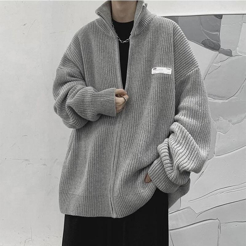 [Emeisa Series]★Sweater★ 2color Knit Tops Outerwear Cardigan Unisex Men's Simple