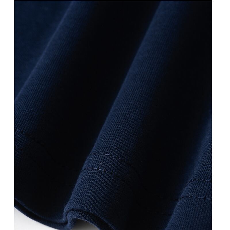 [Konamioka Series] ★POLO Shirt★ Tops Unisex Men's Color Scheme Casual Easy to Match Navy Blue