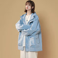 Load image into Gallery viewer, [Fujiiman Series]★Jacket★ 2color outerwear unisex men's blue gray green casual blue gray
