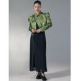 Load image into Gallery viewer, [Big Blue Dragon Series]★China style outerwear★ Tops Shirt Bamboo Green Green Mini Length Chinese Clothes Improves Temperament
