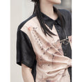 Load image into Gallery viewer, [Kyodo Series]★China style shirt★ Tops, letter pattern, unisex, men's short sleeve shirt, cool, unique, original
