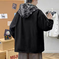 Load image into Gallery viewer, [98 NEUTRAL Series] ★Jacket★ 2 Color Faux Layered Casual Hooded Unisex Men's Black White
