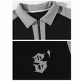 Load image into Gallery viewer, [BIGEMAN Series] ★Tops★ 2color Unisex Men's POLO neck Black White Color scheme Large size
