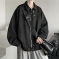 Load image into Gallery viewer, [TIAOTA series]★Jacket★ 3color outerwear unisex men's green black gray suede
