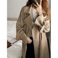 Load image into Gallery viewer, [ZHENMANZI series] ★Trench coat★ 2color long length coat outerwear for improving temperament, commuting, dating
