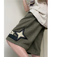 Load image into Gallery viewer, [BIGEMAN Series] ★Short pants★ 2color bottoms, short length pants, unisex, men's, large size, star pattern, sports style
