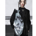 Load image into Gallery viewer, [Da Qinglong Shu Series] ★China style outerwear★ Bamboo bamboo pattern velvet blazer Chinese clothing color scheme black black
