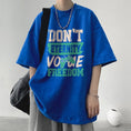 Gallery viewerに画像を読み込む, 【MAITEYOUシリーズ】★半袖Tシャツ★ 7color カジュアル トップス Tシャツ 男女兼用 メンズ 大きいサイズ  灰 緑 黒 青 白
