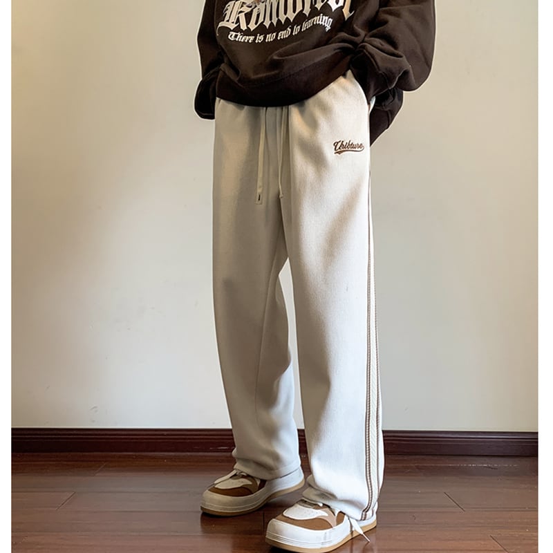 [Vesibo Series]★Casual Pants★ 3color Regular type or brushed lining type Pants Bottoms Unisex Men's