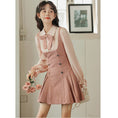 Load image into Gallery viewer, [MEIYI Series] ★One Piece★ Women's Short Length Faux Layered Ribbon Commuting Date Cute
