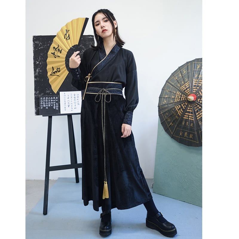 [Ancient monster house---Sankai-Ryoryu series]★China-style setup Single item order★ Outerwear or pants Culotte skirt Original