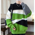 Load image into Gallery viewer, [ZUOFEILI Series] ★Sweater★ 5color Tops Unisex Men's Large Size Switching Color Scheme Stylish
